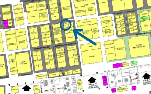 The location of the SoluForce booth, number: 11330
