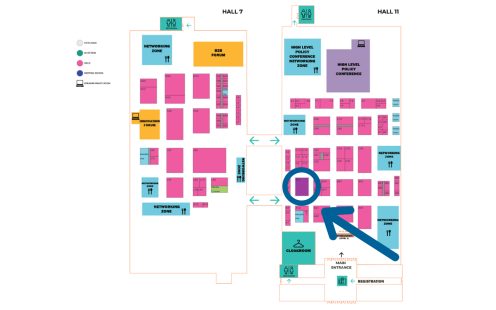 The location of the SoluForce booth, number: B11