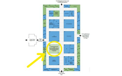 The location of the SoluForce booth, number: D10 (on the Netherlands Pavilion)