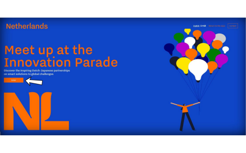 3. When you have entered the Innovation Parade, click on 'start' and follow the steps
