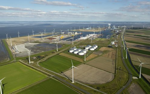 Wind farm at Groningen Seaports | Pipelife
