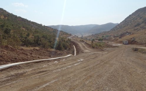 SoluForce trench Iraq mountain